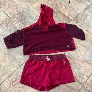 Cheer Athletics Mesh Hoodie and Shorts Set